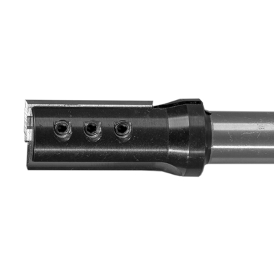 Cutting Dia 8mm 22mm Straight Flute Router Bit With Double Sided Insert Blade
