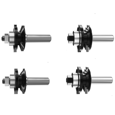 25 Degree Reversible Rail And Stile Router Bits Cutting Diameter 41.3mm