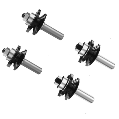 25 Degree Reversible Rail And Stile Router Bits Cutting Diameter 41.3mm
