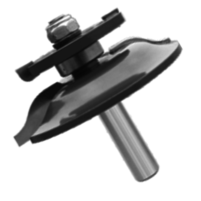 3/4" Large Radius Undercutting Raised Panel Router Bit 1/2" Shank
